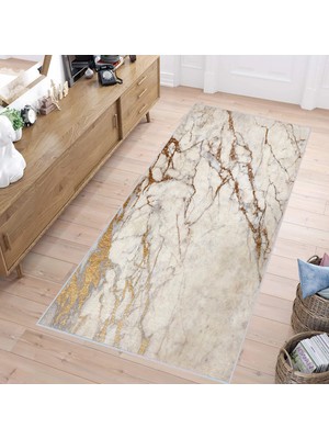 Eliana Home Dijital Baskı Yıkanabilir Kaymaz Taban Salon Halısı ve Yolluk LNA1415