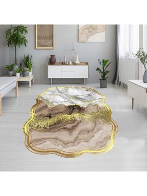 Eliana Home Dijital Baskı Yıkanabilir Kaymaz Taban Salon Halısı ve Yolluk LNA1898-SD226