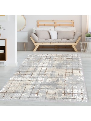 Eliana Home Dijital Baskı Yıkanabilir Kaymaz Taban Salon Halısı ve Yolluk LNA1329-HT100