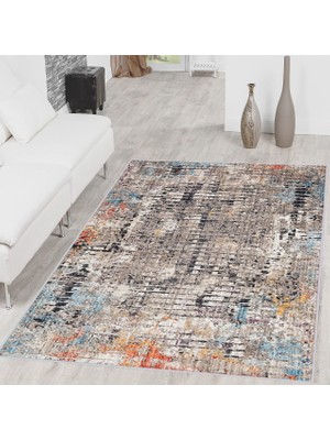 Eliana Home Dijital Baskı Yıkanabilir Kaymaz Taban Salon Halısı ve Yolluk LNA1525-HT1312