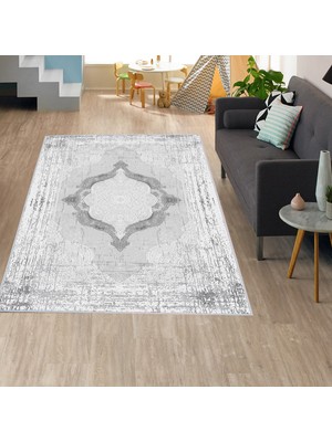 Eliana Home Dijital Baskı Yıkanabilir Kaymaz Taban Salon Halısı ve Yolluk LNA1612