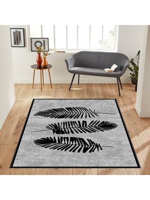 Eliana Home Dijital Baskı Yıkanabilir Kaymaz Taban Salon Halısı ve Yolluk LNA1861-SM185