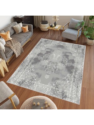 Eliana Home Dijital Baskı Yıkanabilir Kaymaz Taban Salon Halısı ve Yolluk LNA0463