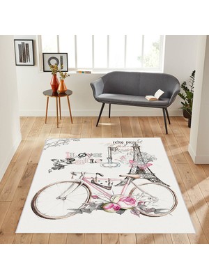 Eliana Home Dijital Baskı Yıkanabilir Kaymaz Taban Salon Halısı ve Yolluk LNA1888-SD637