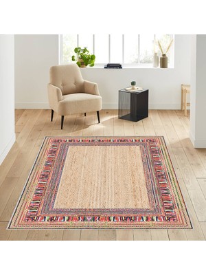 Eliana Home Dijital Baskı Yıkanabilir Kaymaz Taban Salon Halısı ve Yolluk LNA1901-SD322