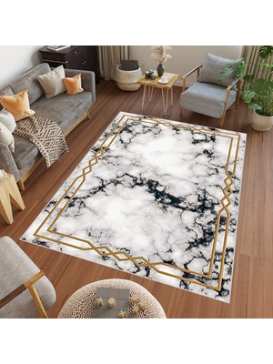 Eliana Home Dijital Baskı Yıkanabilir Kaymaz Taban Salon Halısı ve Yolluk LNA0459