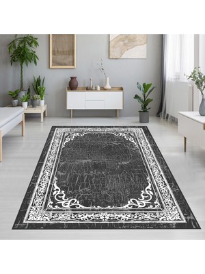 Eliana Home Dijital Baskı Yıkanabilir Kaymaz Taban Salon Halısı ve Yolluk LNA1370-HY-939