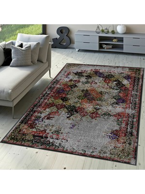 Eliana Home Dijital Baskı Yıkanabilir Kaymaz Taban Salon Halısı ve Yolluk LNA1639-HY1204