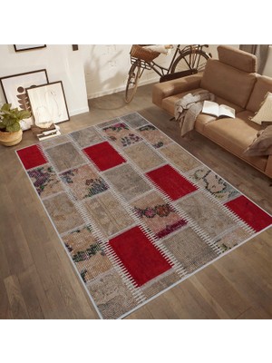 Eliana Home Dijital Baskı Yıkanabilir Kaymaz Taban Salon Halısı ve Yolluk LNA0510