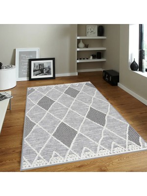 Eliana Home Dijital Baskı Yıkanabilir Kaymaz Taban Salon Halısı ve Yolluk LNA1815