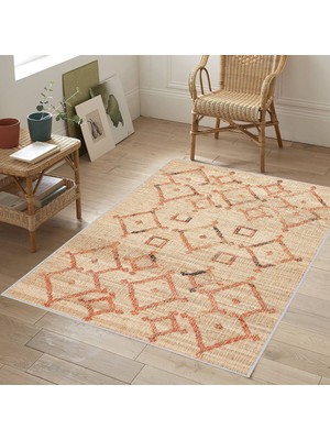 Eliana Home Dijital Baskı Yıkanabilir Kaymaz Taban Salon Halısı ve Yolluk LNA1045