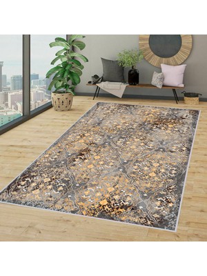 Eliana Home Dijital Baskı Yıkanabilir Kaymaz Taban Salon Halısı ve Yolluk LNA1352-HT377