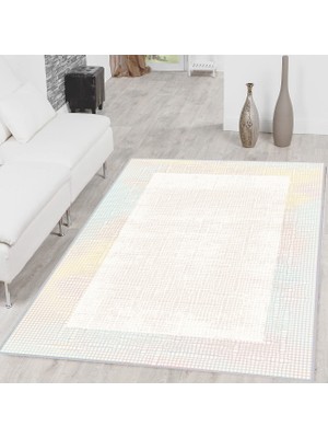 Eliana Home Dijital Baskı Yıkanabilir Kaymaz Taban Salon Halısı ve Yolluk LNA1506-HT033