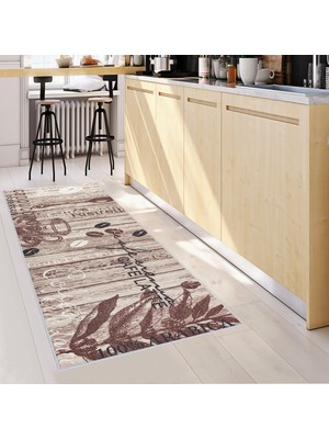 Eliana Home Dijital Baskı Yıkanabilir Kaymaz Taban Mutfak Halısı  LNA2056-SD517