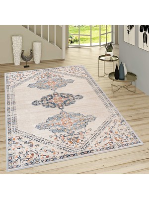 Eliana Home Dijital Baskı Yıkanabilir Kaymaz Taban Salon Halısı ve Yolluk LNA1717