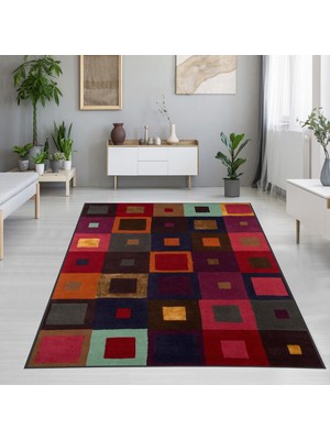 Eliana Home Dijital Baskı Yıkanabilir Kaymaz Taban Salon Halısı ve Yolluk LNA1154