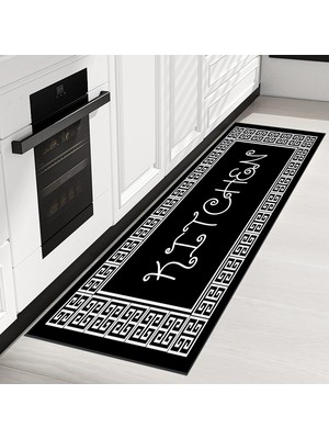 Eliana Home Dijital Baskı Yıkanabilir Kaymaz Taban Mutfak Halısı  LNA2018