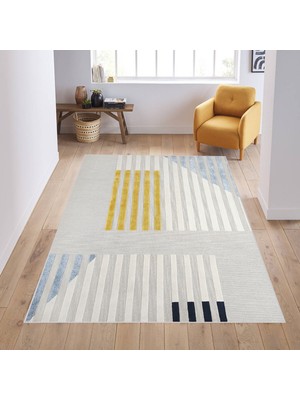 Eliana Home Dijital Baskı Yıkanabilir Kaymaz Taban Salon Halısı ve Yolluk LNA0611