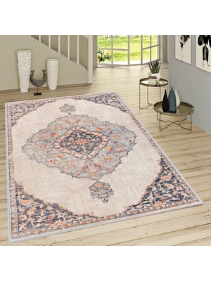 Eliana Home Dijital Baskı Yıkanabilir Kaymaz Taban Salon Halısı ve Yolluk LNA1716