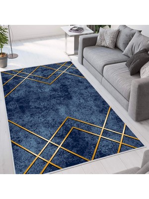 Eliana Home Dijital Baskı Yıkanabilir Kaymaz Taban Salon Halısı ve Yolluk LNA1665
