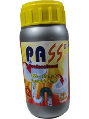Pass Dök-Aç Sıvı Lavabo Pvc Boru Gider Tıkanıklık Açıcı 1000 gr
