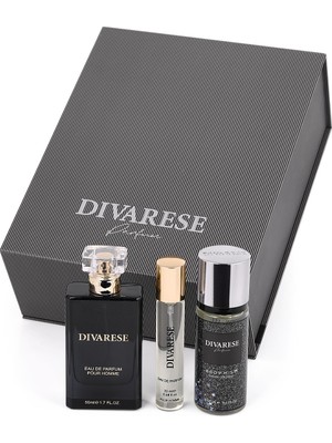 Divarese Black Bergabul Özel Erkek Parfüm Set