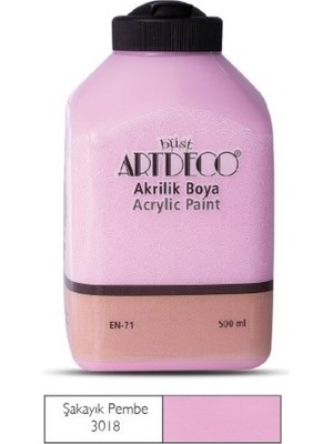 Artdeco 500ML 3018 Şakayık Pembe Akrilik Boya