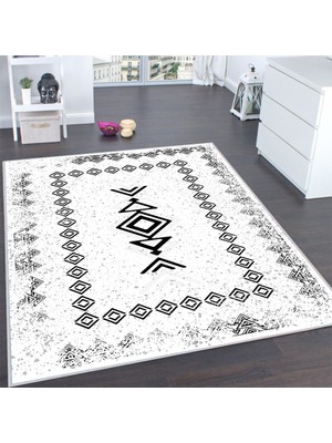 Eliana Home Dijital Baskı Yıkanabilir Kaymaz Taban Salon Halısı ve Yolluk LNA0131-SD1049