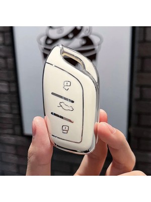 Yıldız Tuning Mg Mg4 Anahtar Koruma Kılıfı Beyaz Gümüş