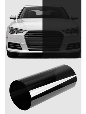 Ecce Cam Filmi Siyah Amerikan Çizilmez  Koyu Ton 75 cm x 4 Metre