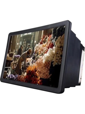 Toptan Bulurum Cep Telefonu 3D Tüplü Ekran Büyüteci Tv Görünümlü Mercekli Stand F2