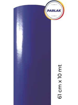 Ecce Parlak Lacivert Yapışkanlı Folyo  61 cm  x 10 mt