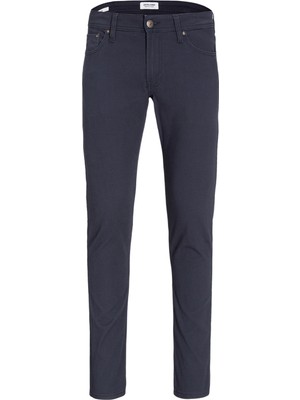 Jack & Jones Normal Bel Slim Fit Lacivert Erkek Denim Pantolon Jpstglenn Jjorıgınal Pant