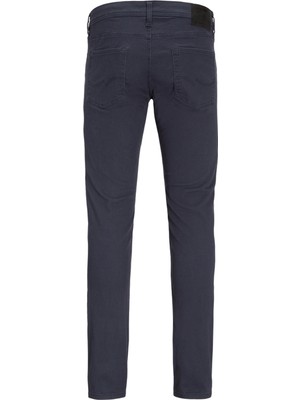 Jack & Jones Normal Bel Slim Fit Lacivert Erkek Denim Pantolon Jpstglenn Jjorıgınal Pant