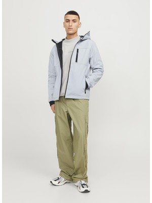 Jack & Jones Gri Erkek Mont Jcoprıme Embroıdery Softshell