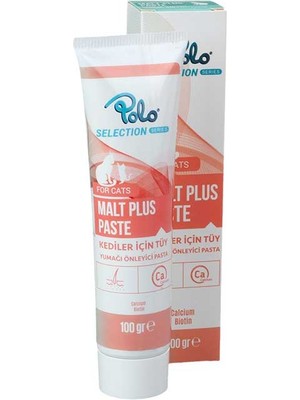 Polo Kedi Malt Paste 100 ml Yavru ve Yetişkin Kediler İçin Lezzetli Tüy Yumağı Önleyici