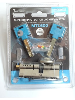Mul-T-Lock MTL600 Interactive+ Yüksel Güvenli Mandallı Tuzaklı Barel 83 mm 3 Anahtarlı
