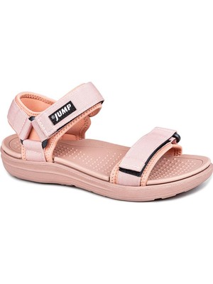 Jump 29923 Kadın Spor Günlük Düz Taban Sandalet Somon