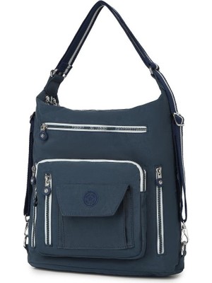 Smart Bags Hem Sırt Hem De Omuz Kadın Çantası Smart Bags 1205 Lacivert