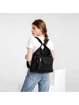 Smart Bags Hem Sırt Hem De Omuz Kadın Çantası Smart Bags 1205 Lacivert