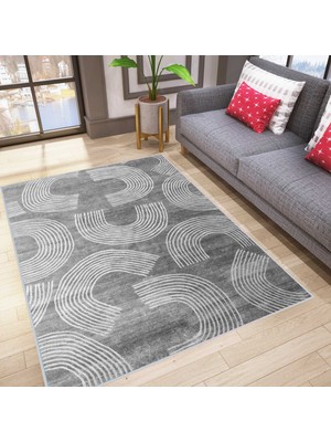 Eliana Home Dijital Baskı Yıkanabilir Kaymaz Taban Salon Halısı ve Yolluk LNA0018-SD848