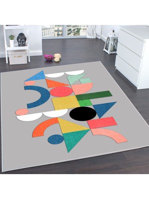 Eliana Home Dijital Baskı Yıkanabilir Kaymaz Taban Salon Halısı ve Yolluk LNA0199-SD926