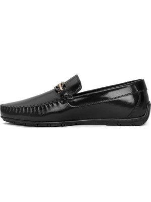 Marcomen 19461 Erkek Deri Loafer Ayakkabı Siyah