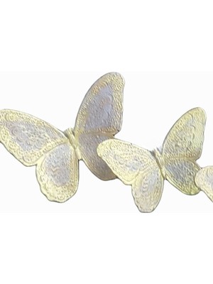 Morlalem 3 Boyutlu 2 Boy Kelebek Silikon Kalıp K-1070, Kokulu Taş Sabun Alçı Mum Kalıbı