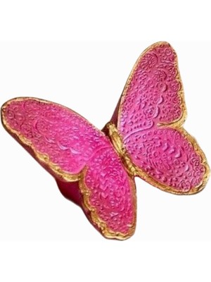 Morlalem 3 Boyutlu 20CM Kelebek Silikon Kalıp K-1072, Kokulu Taş Sabun Alçı Mum Kalıbı