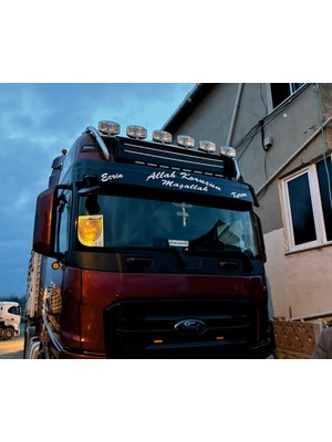 Kamyon Sticker Allah Korusun ve Maşallah Yazısı 100X25 cm