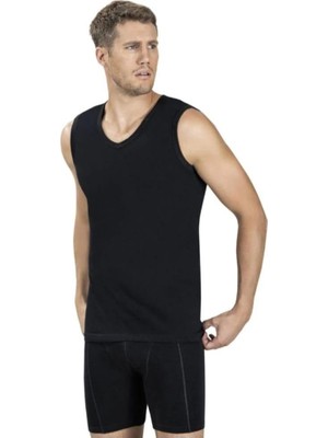 Jiber 115 Erkek Sıfır Kol V Yaka Atlet Tekli