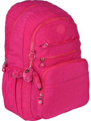 Rky Serenity Relaxion Geniş Iç Haci ml i Su Geçirmez Kaliteli Krinkıl Kumaş Okul Günlük Spor Seyahat Sırt Çantası