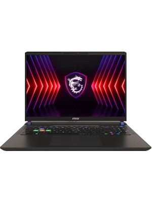 MSI VECTOR 16 HX A14VHG-497XTR Intel Core i9 14900HX 32GB 1TB SSD RTX4080 Freedos 16" QHD+ 240Hz Taşınabilir Bilgisayar