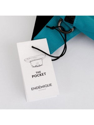 Endemique Studio Endémique Studio The Pocket Turquoise Bel Çantası